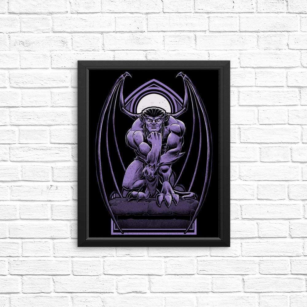 High - quality Gargoyle Statue Posters and Prints from Studio Mootant
