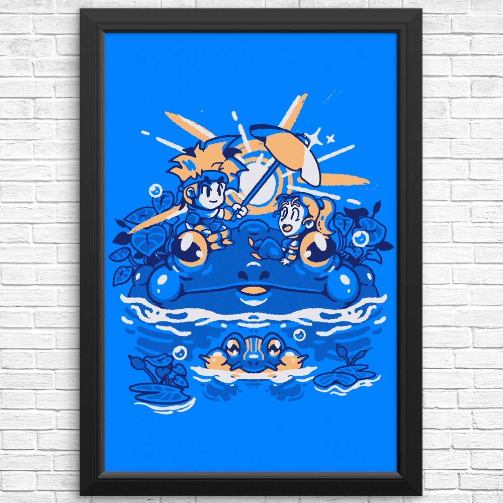 Vibrant Hot Summer Swamp Posters and Prints for Home Decor