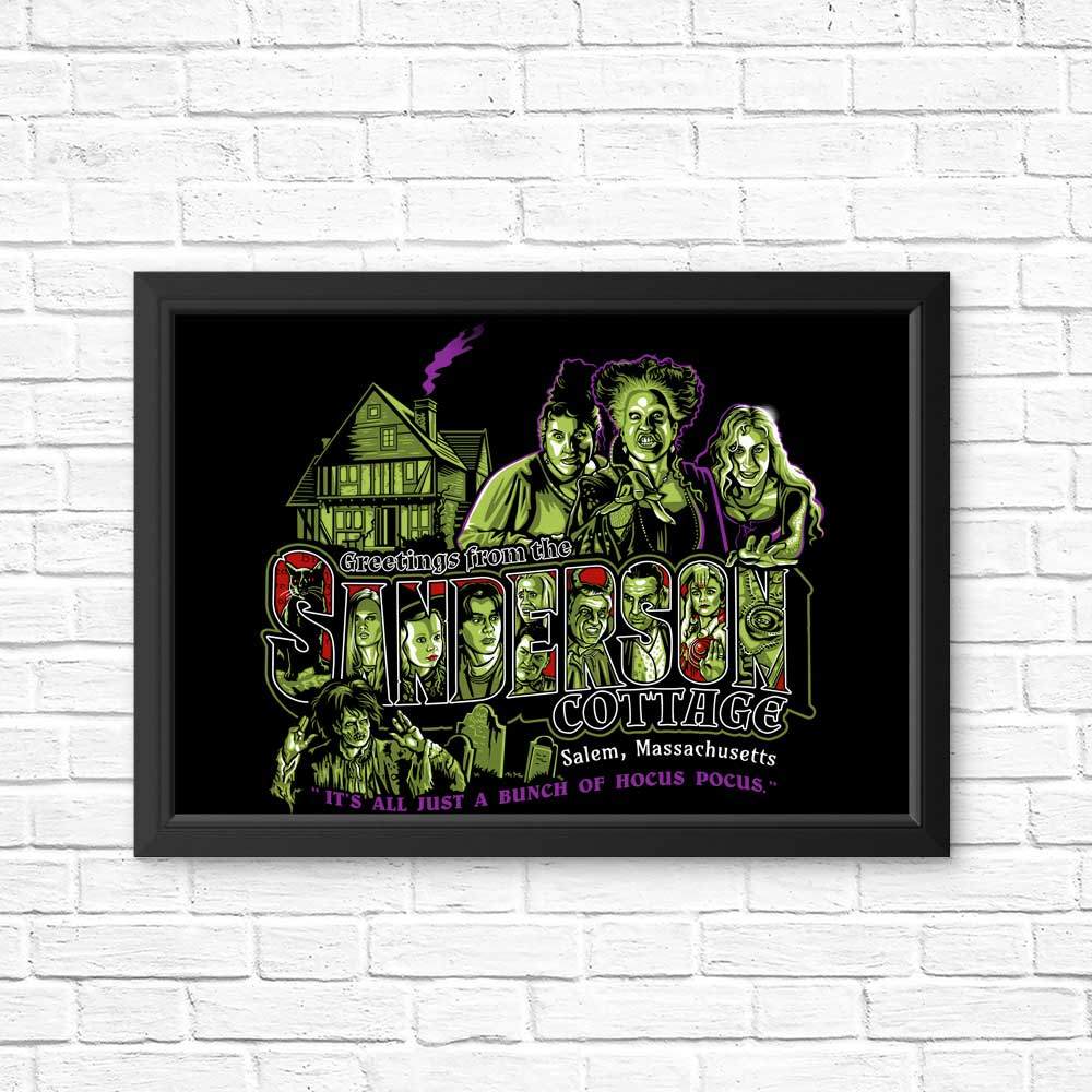 High - quality Photographic Posters & Prints of The Sanderson Cottage