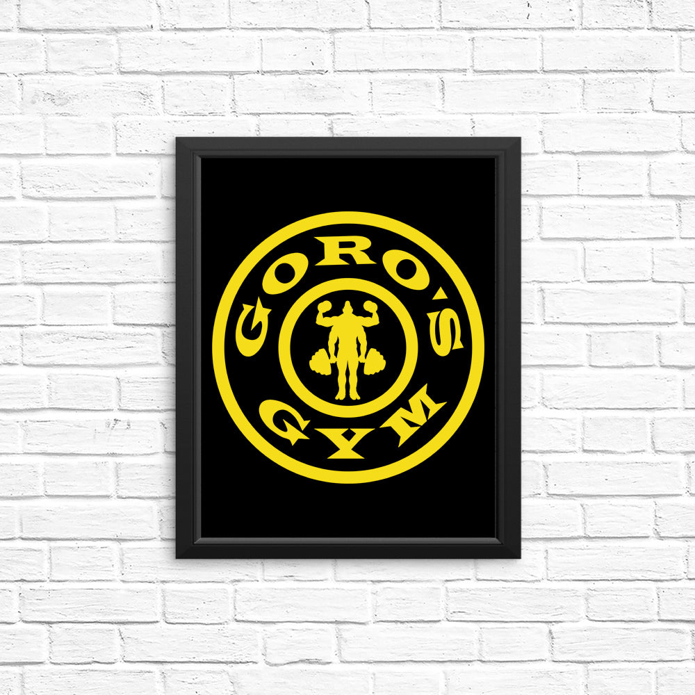 Goro's Gym - High - quality Wall Posters and Prints