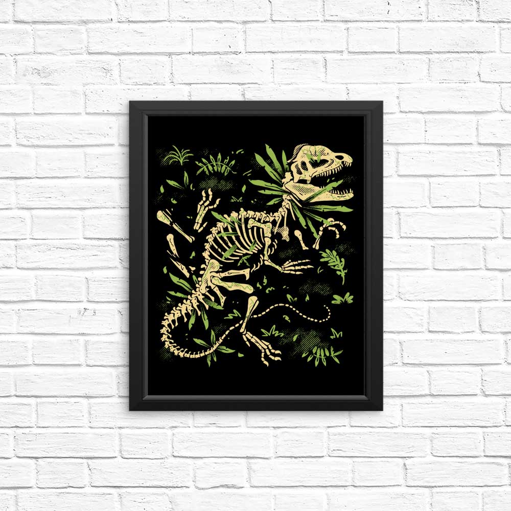Dilophosaurus Fossil-themed Posters and Prints by Fitas Artwork