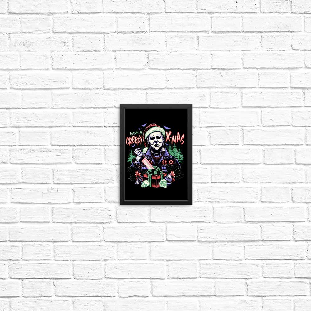 Spooky Christmas Posters and Prints for a Creepy Holiday Vibe