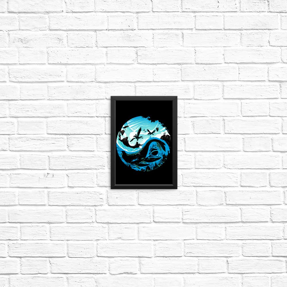 High - Quality YinYang of Water Posters and Prints by Alemaglia