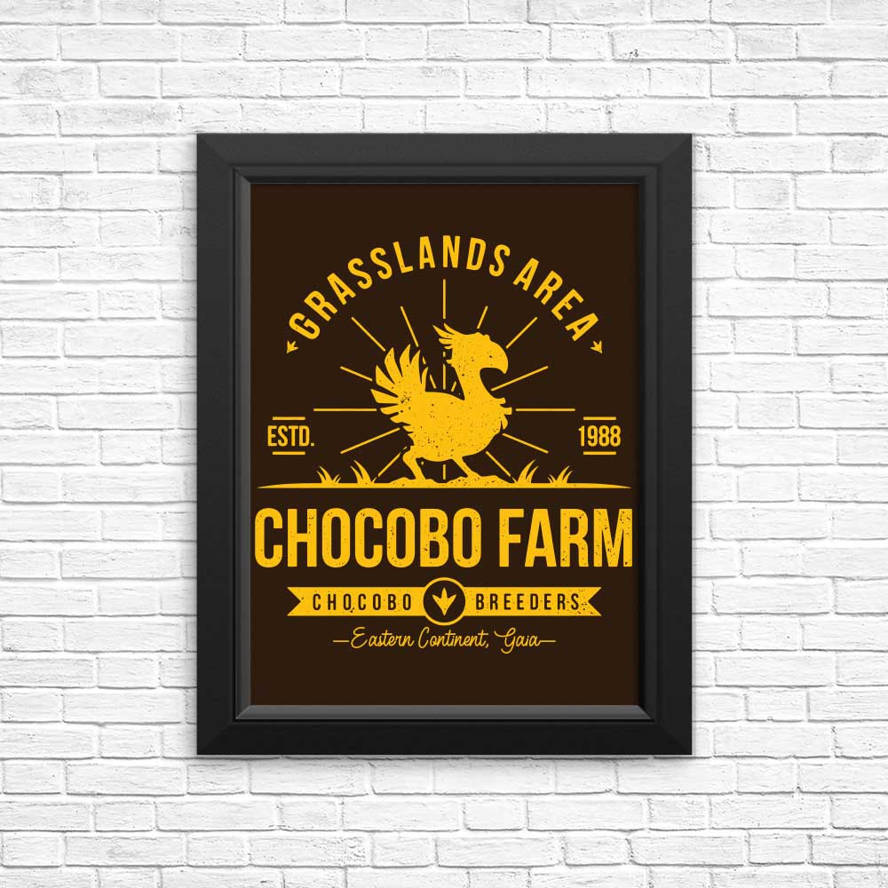 Alundrart Design's Chocobo Farm - High - Quality Posters & Prints