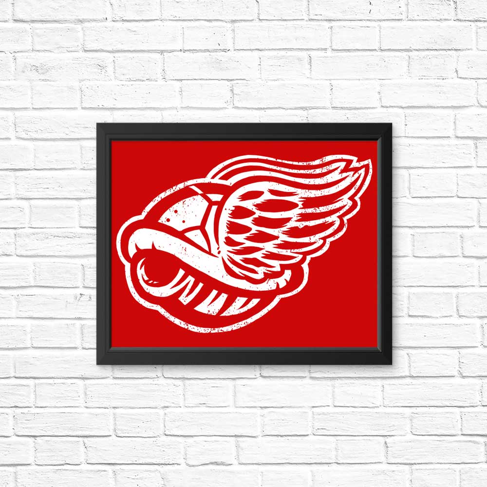 Stunning Winged Turtle Shell Posters and Prints by kg07