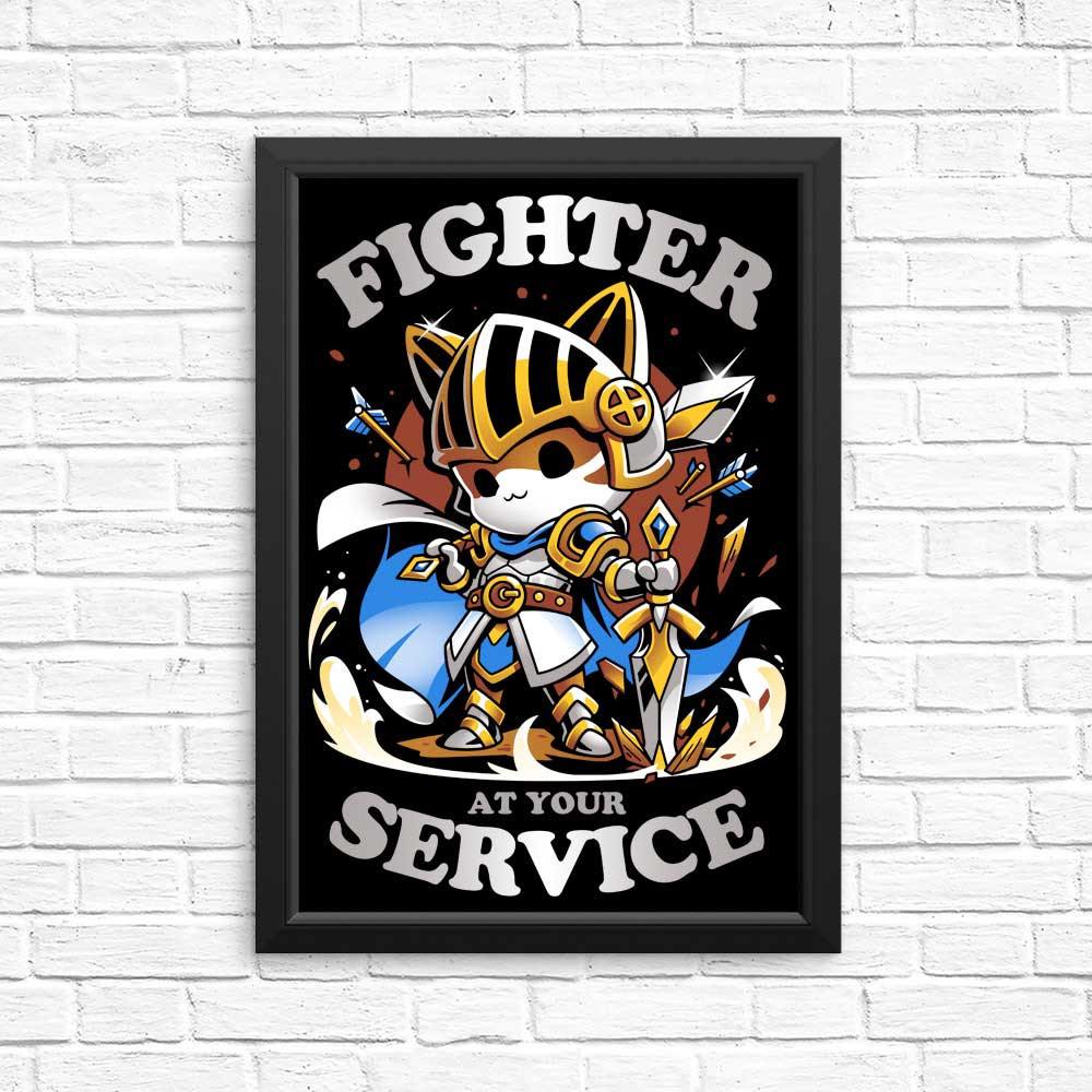 Service - Ready Fighter Posters and Prints by Snouleaf