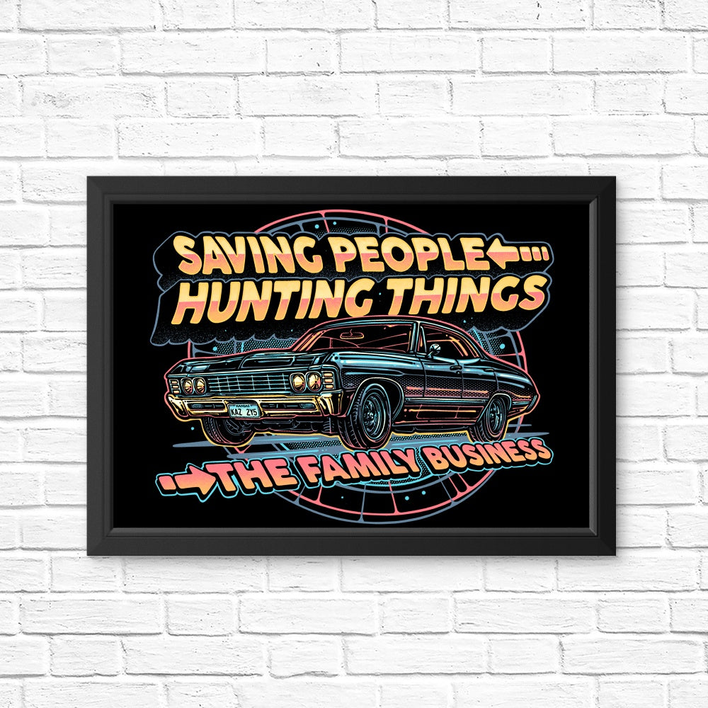 High - Quality 'Saving People, Hunting Things' Posters and Prints