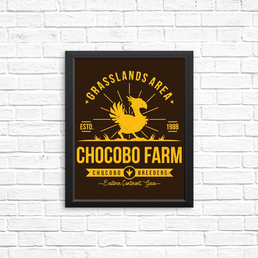 Alundrart Design's Chocobo Farm - High - Quality Posters & Prints