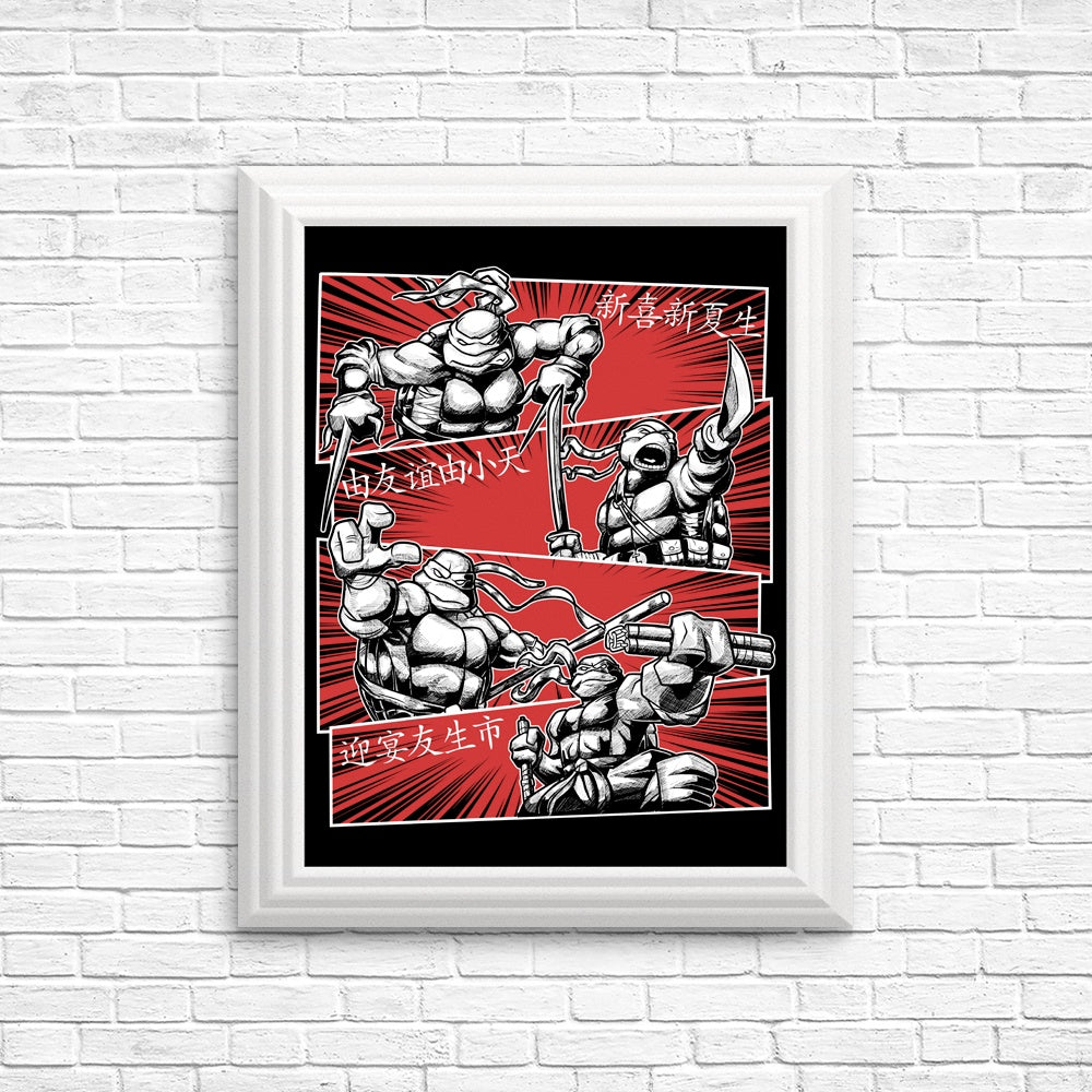Astrobot Invention's Ninja Squad Wall Posters and Prints