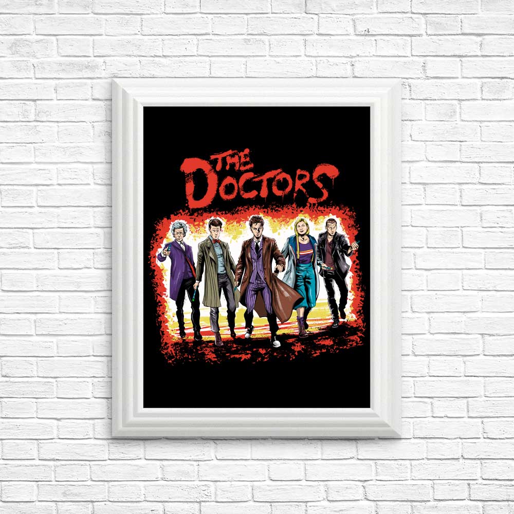 Authentic Doctor-themed Posters and Prints by Zascanauta
