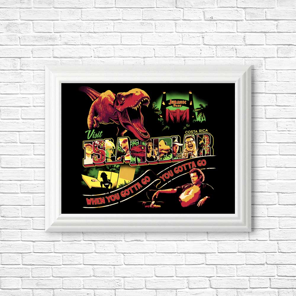 Stunning Posters & Prints of Isla Nublar Visit