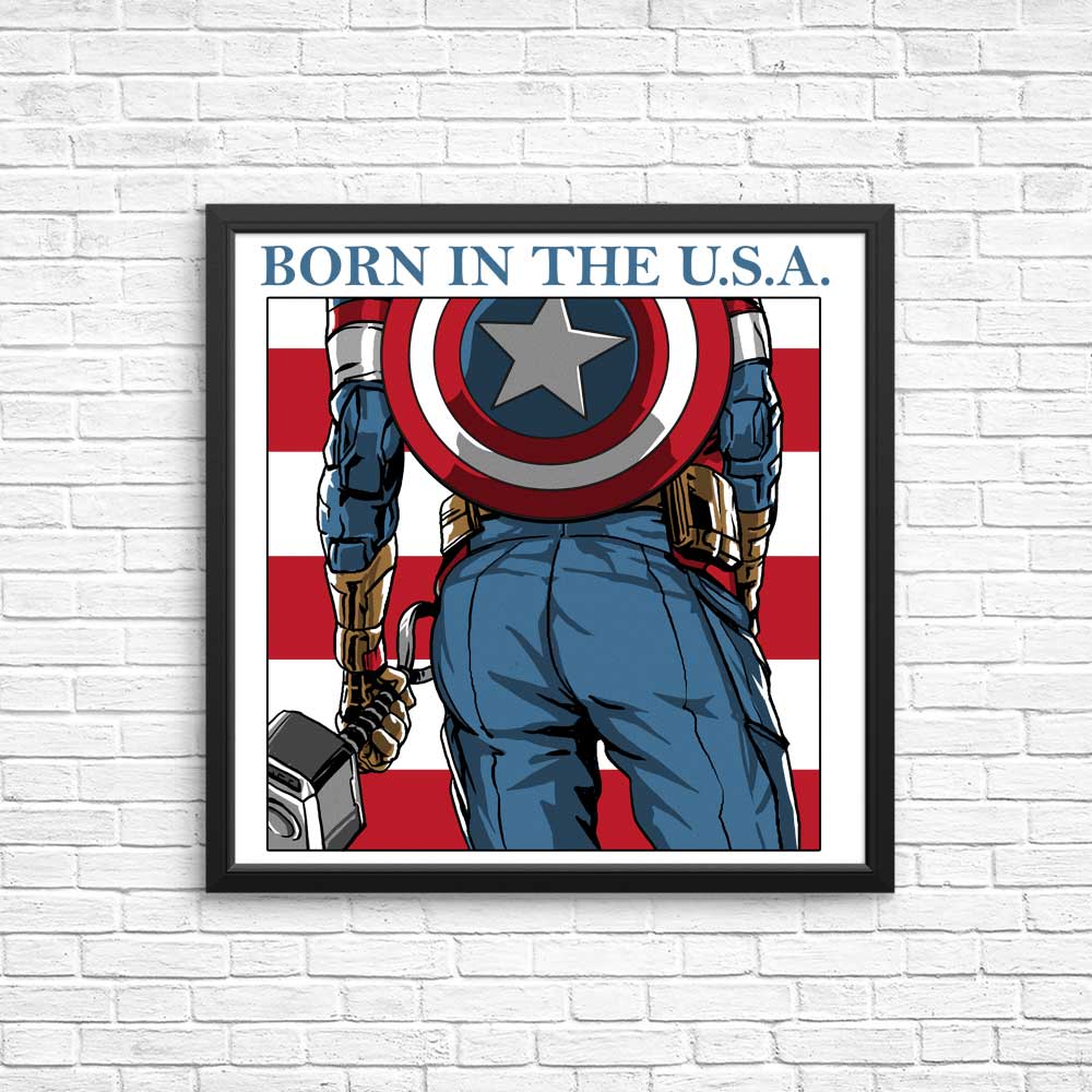 Born in the USA - High - Quality Wall Posters and Art Prints