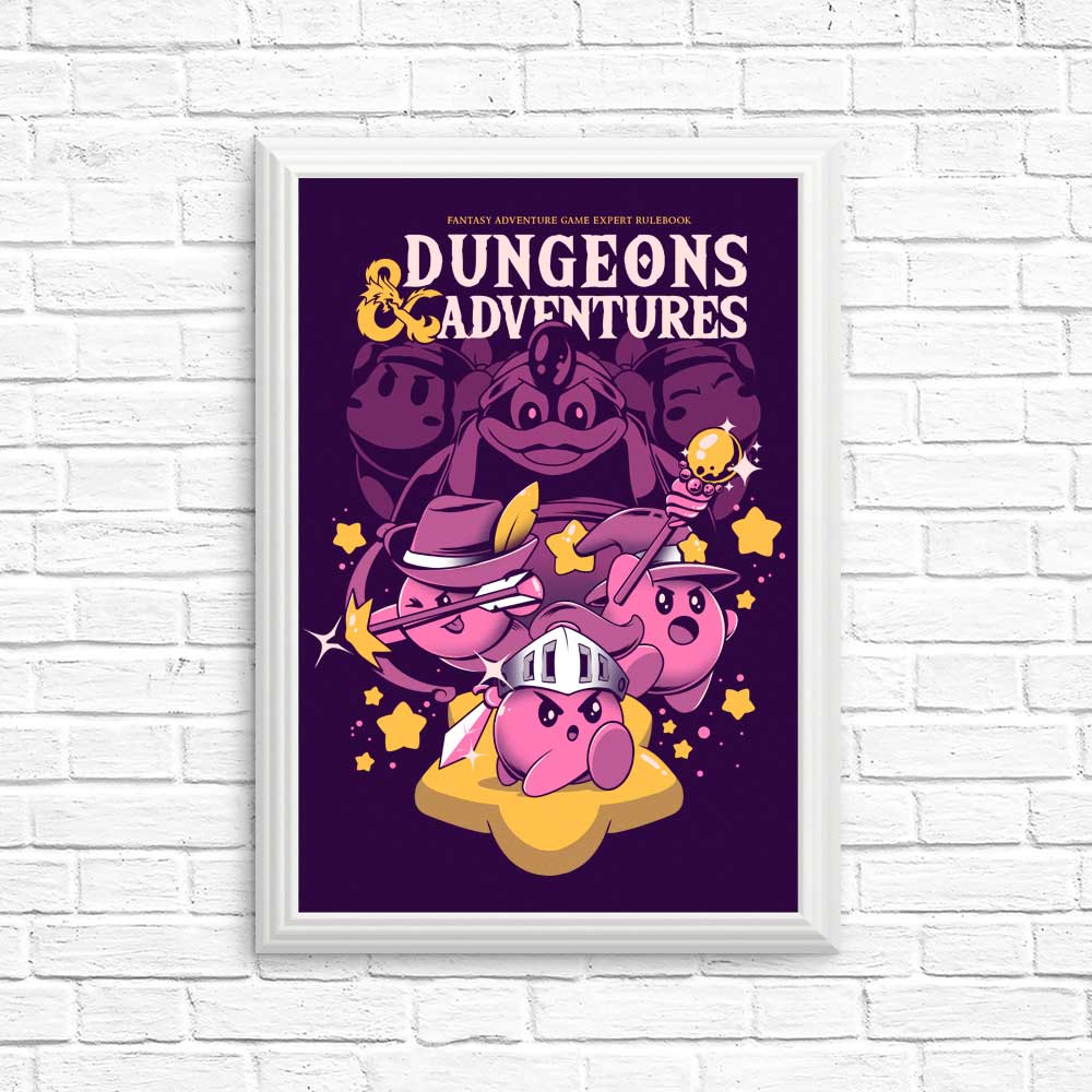 High - Quality Dungeons and Adventures Posters & Prints