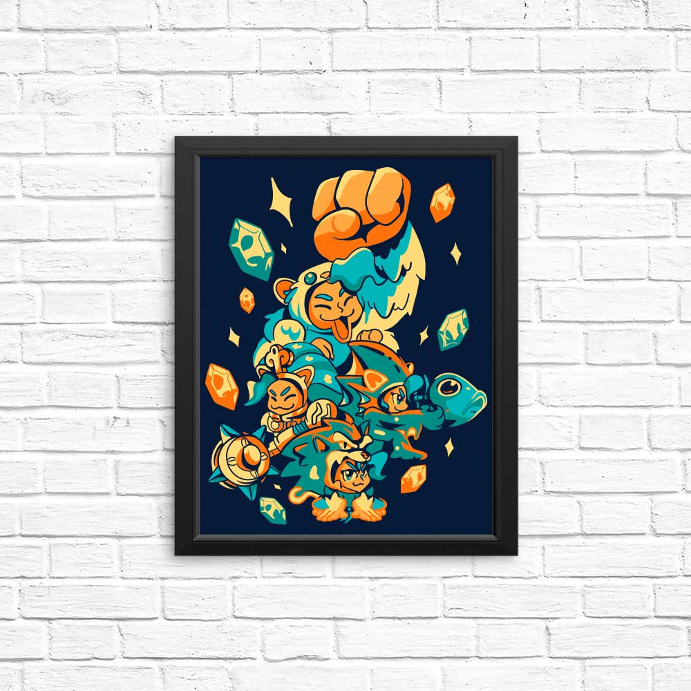 Super - Strong Cat Fighter High - Quality Posters & Prints