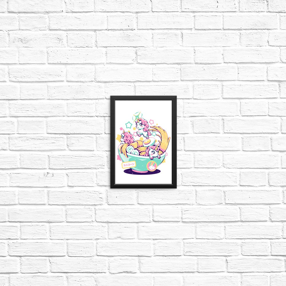 Charming Unicorn Bowl Posters and Prints from Edu.ely