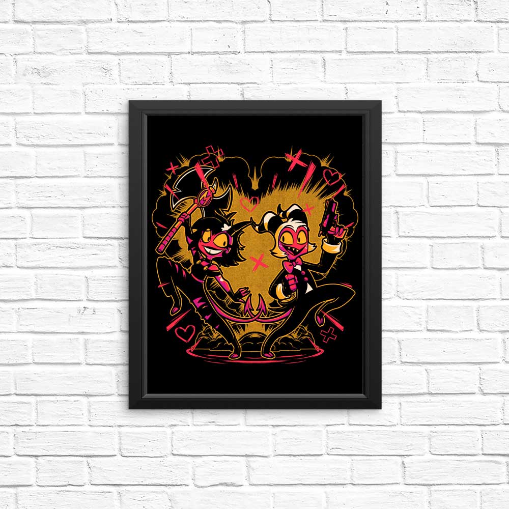 Stunning Hell Couple Posters and Prints from Studio Mootant