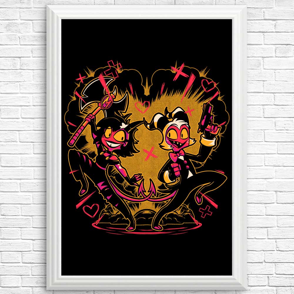 Stunning Hell Couple Posters and Prints from Studio Mootant