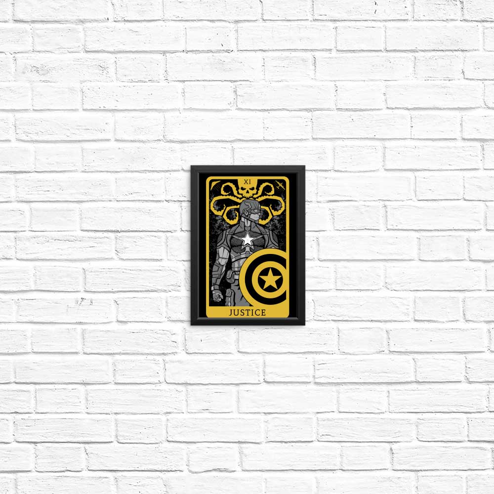 Tarot Justice-themed Art Posters and Prints for Home Decor