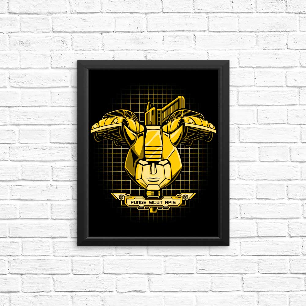High - Quality Apis Flava Posters and Prints by Prime Premne Design