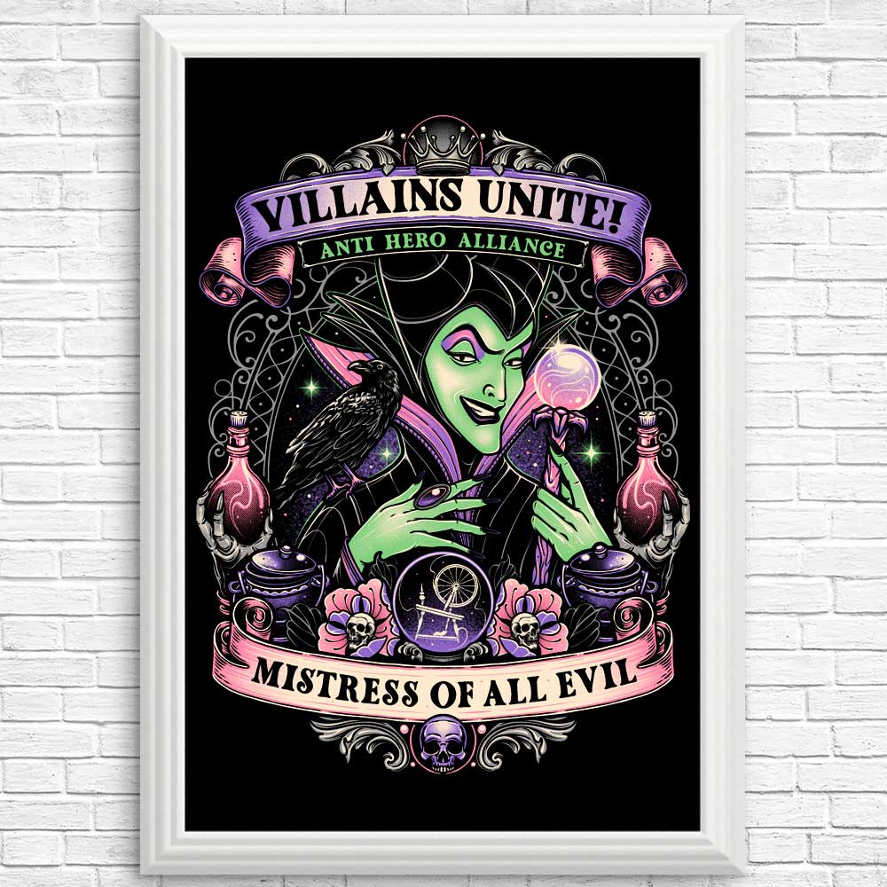 Stunning Posters and Prints Inspired by 'Mistress of All Evil'