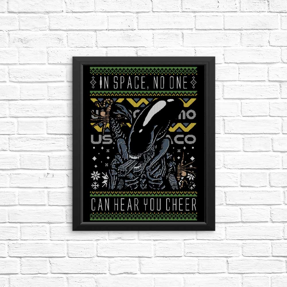Xeno Christmas Sweater - High - Quality Wall Posters and Prints