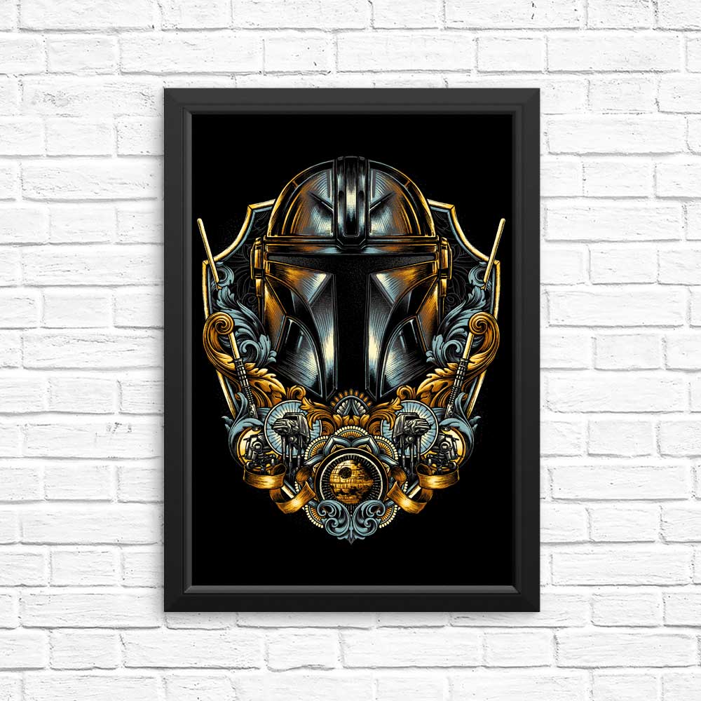 High - quality 'Emblem of the Hunter' Posters and Prints by Glitchygorilla