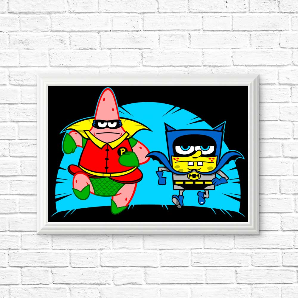 Wall Decor - Posters & Prints Featuring 'Who Lives In a Batcave Under the Sea' by Ryan Astle