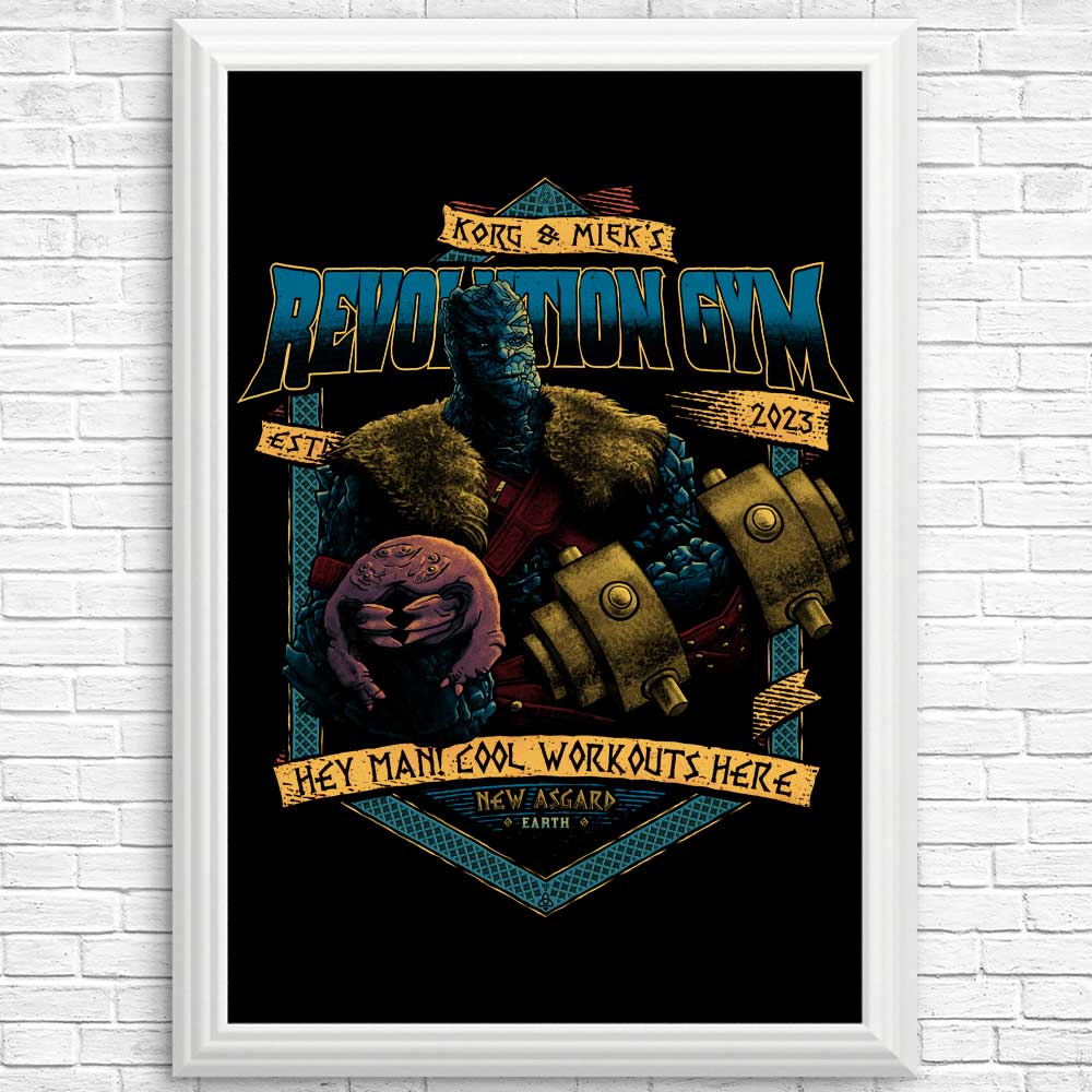High - Quality Revolution Gym Posters and Prints from Teesgeex