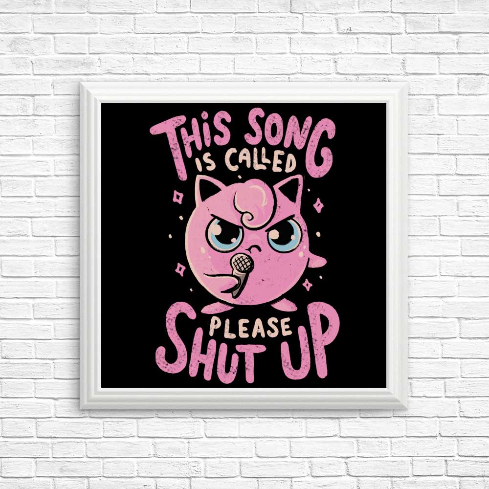 Arigatees 'Please Be Quiet' Posters and Prints