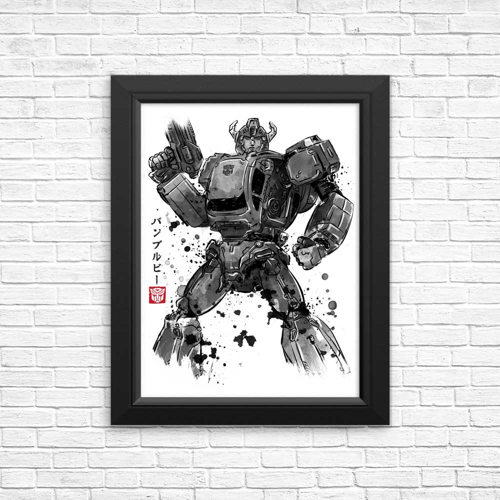 Exquisite Bee Sumi - e Posters and Prints by Dr. Monekers