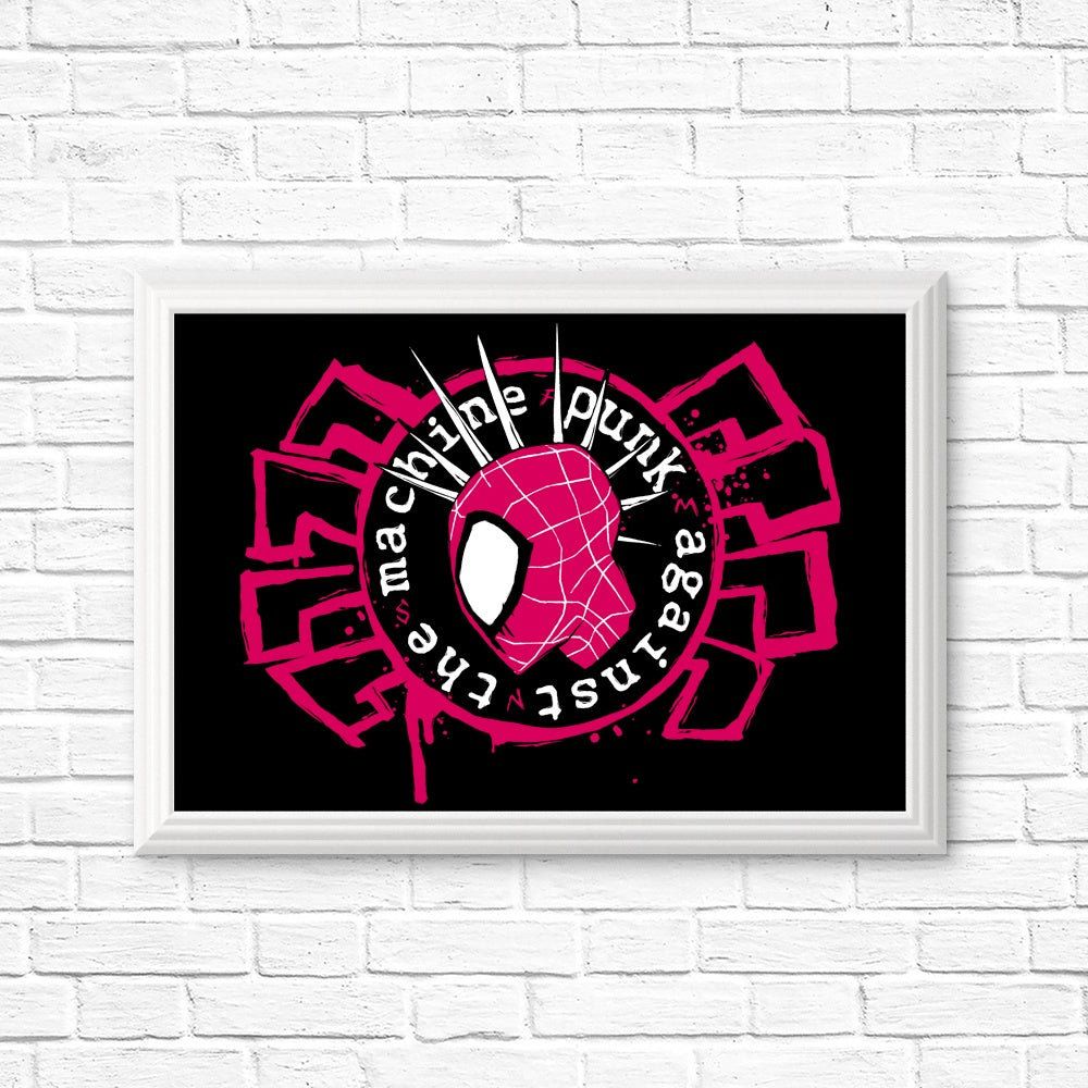 Rebellious Punk Against the Machine Art - High - Quality Posters and Prints