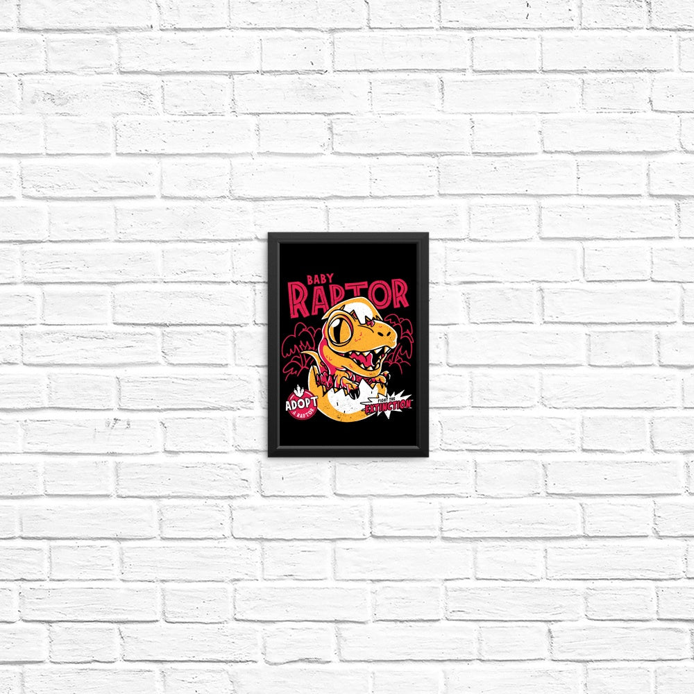 Adorable Baby Raptor Posters and Prints for Your Decor