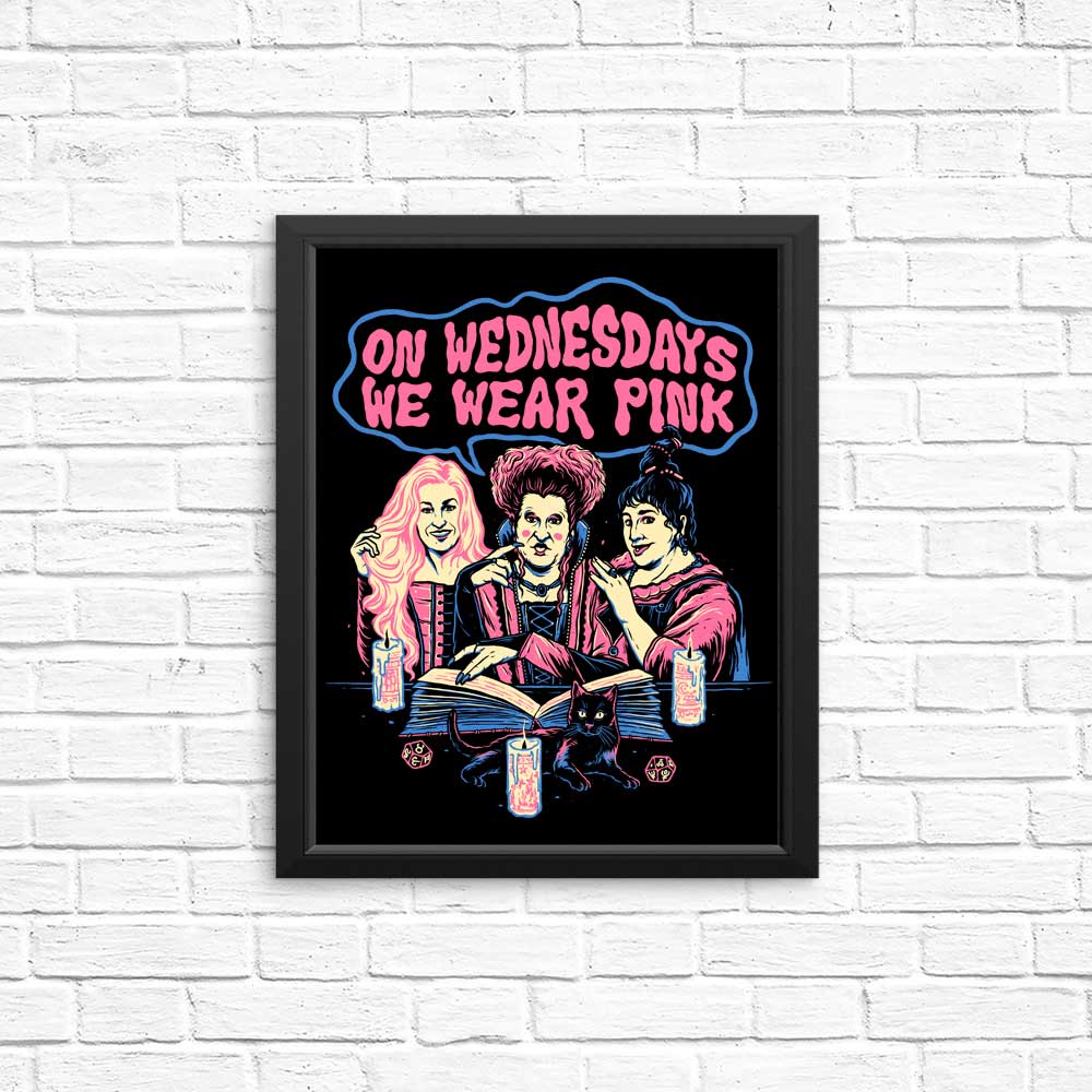 Enchanting 'Witches Wear Pink' Wall Posters and Prints
