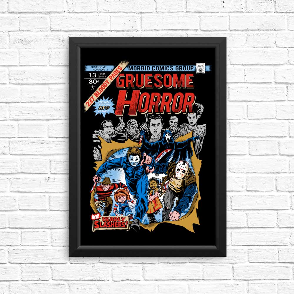 Terrifying Gruesome Horror Posters and Prints