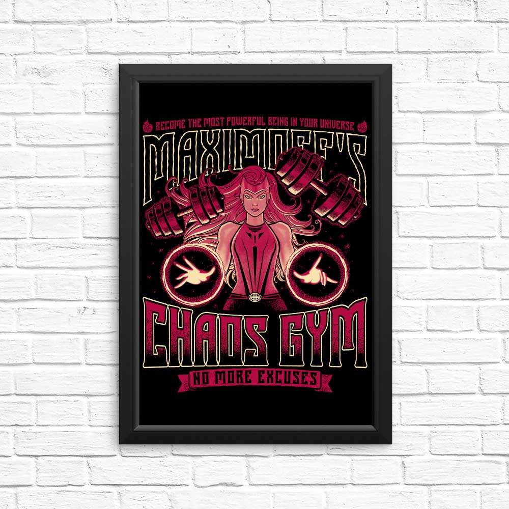 High - Quality Chaos Gym Posters and Prints from Teesgeex