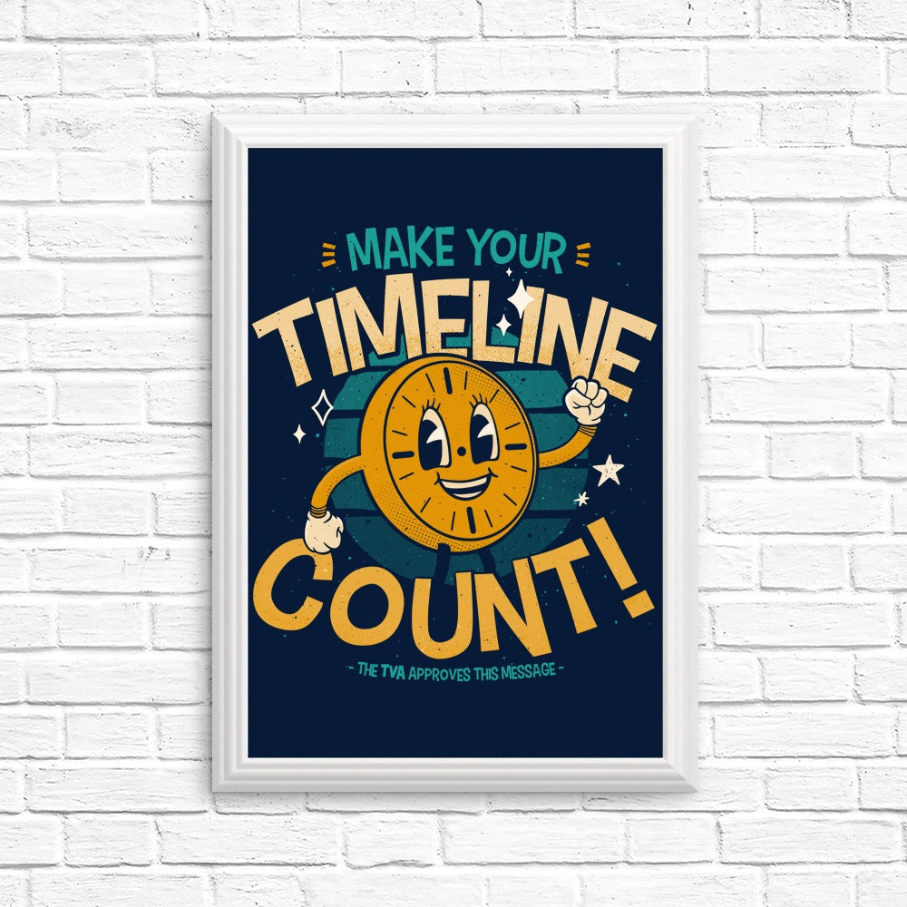 Count Your Timeline with High - Quality Posters & Prints