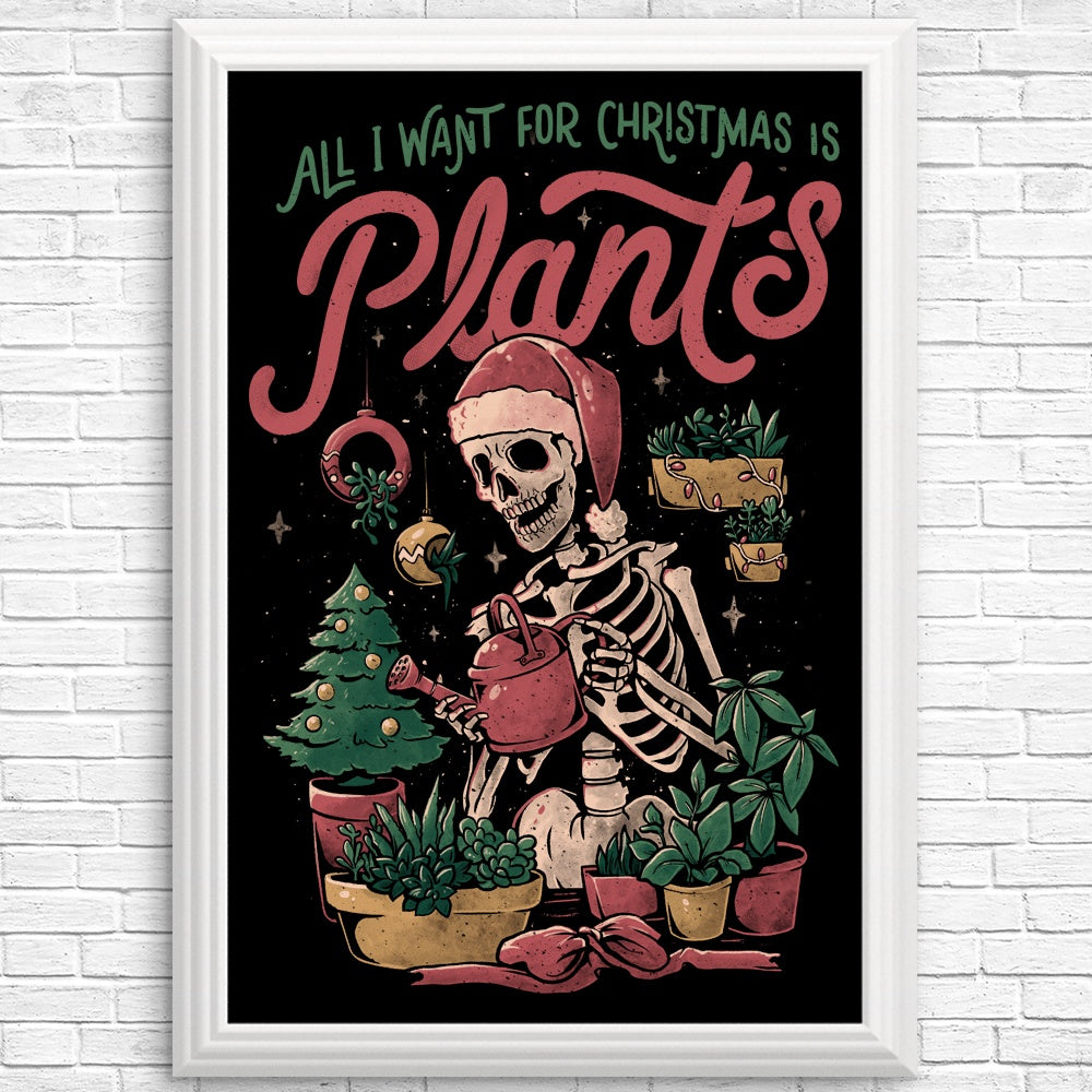 Festive Christmas Plant Posters and Prints for Decor