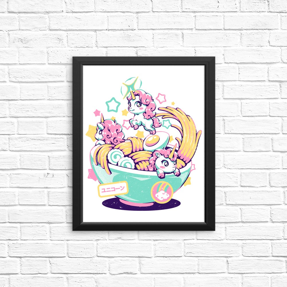 Charming Unicorn Bowl Posters and Prints from Edu.ely