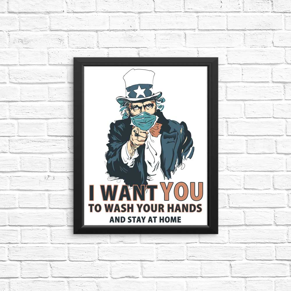 High - Quality 'Wash Your Hands' Posters and Prints by XENOS