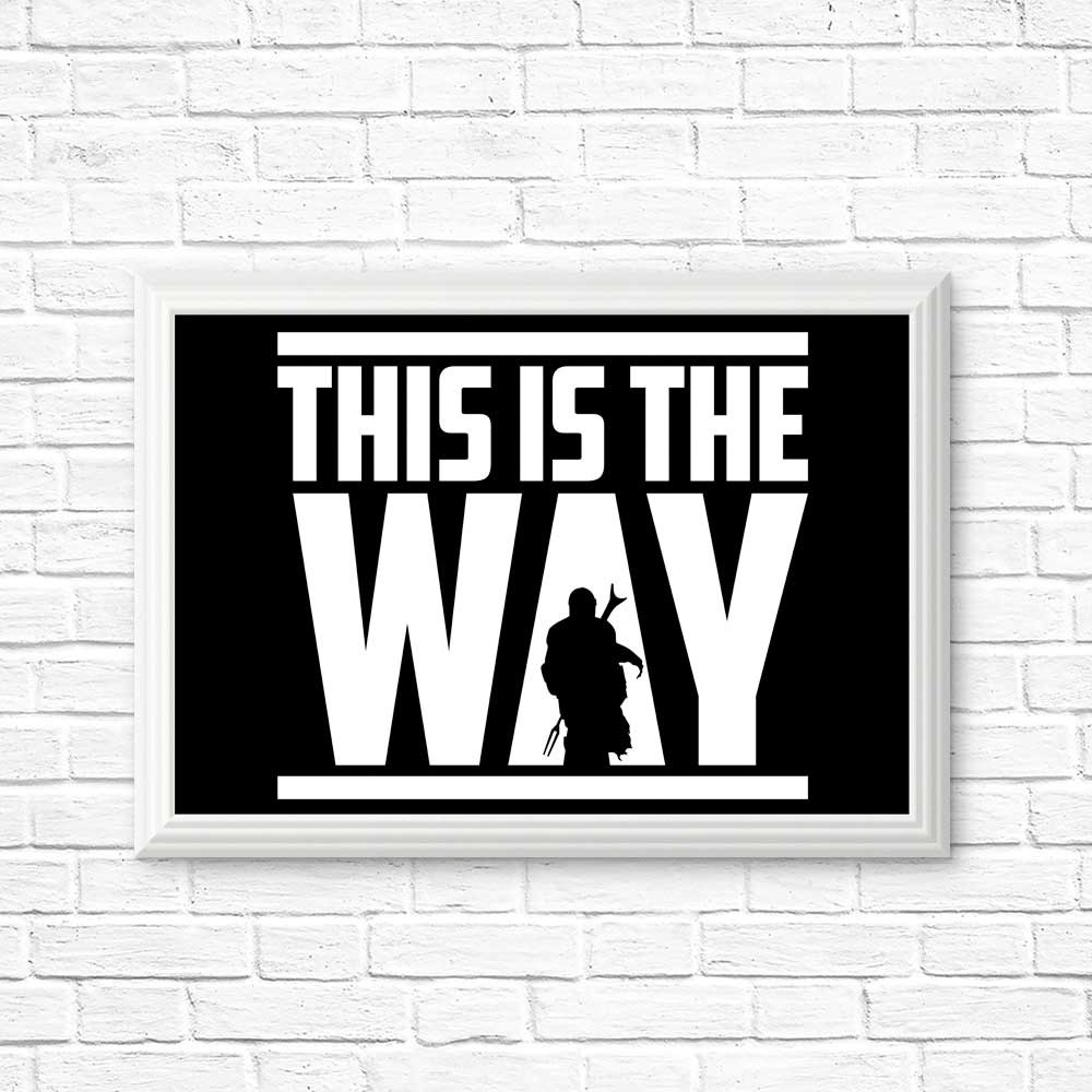 This is the Way - RetroReview Posters and Prints for Wall Decoration