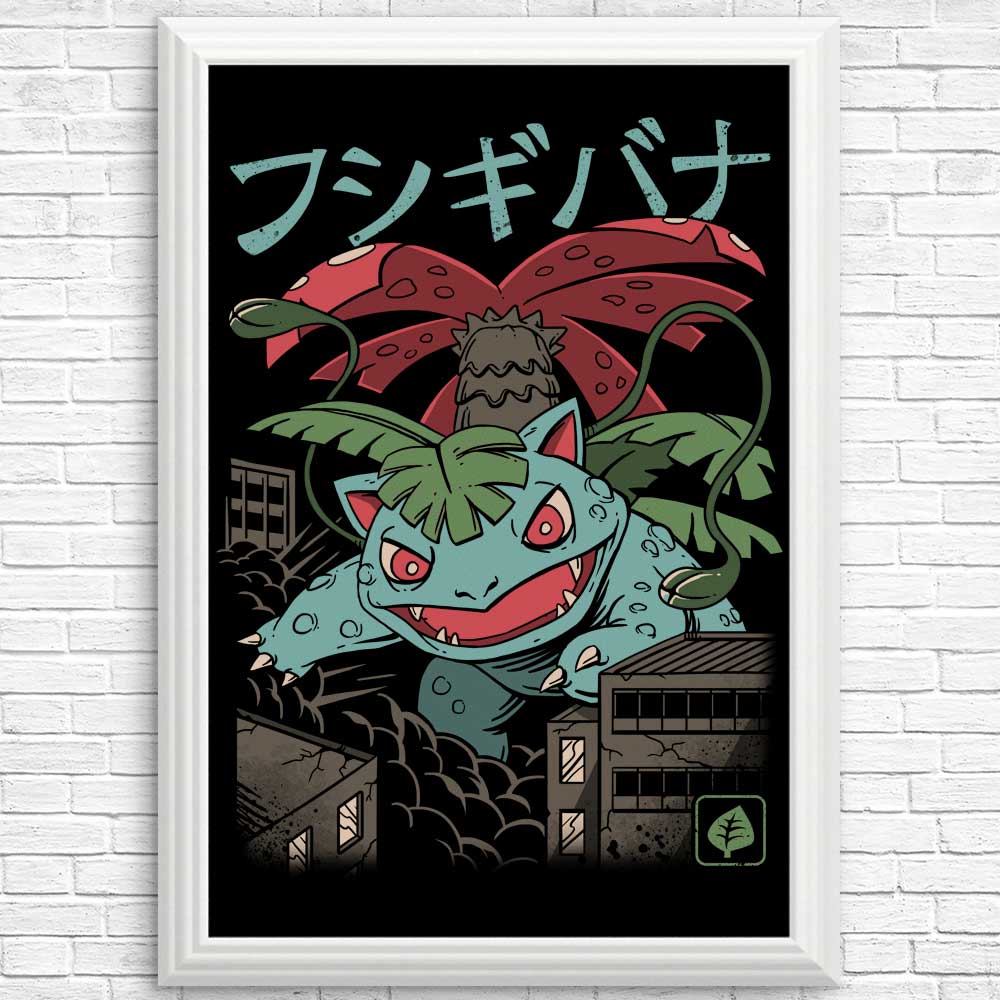 Unique Grass Kaiju Themed Posters and Prints