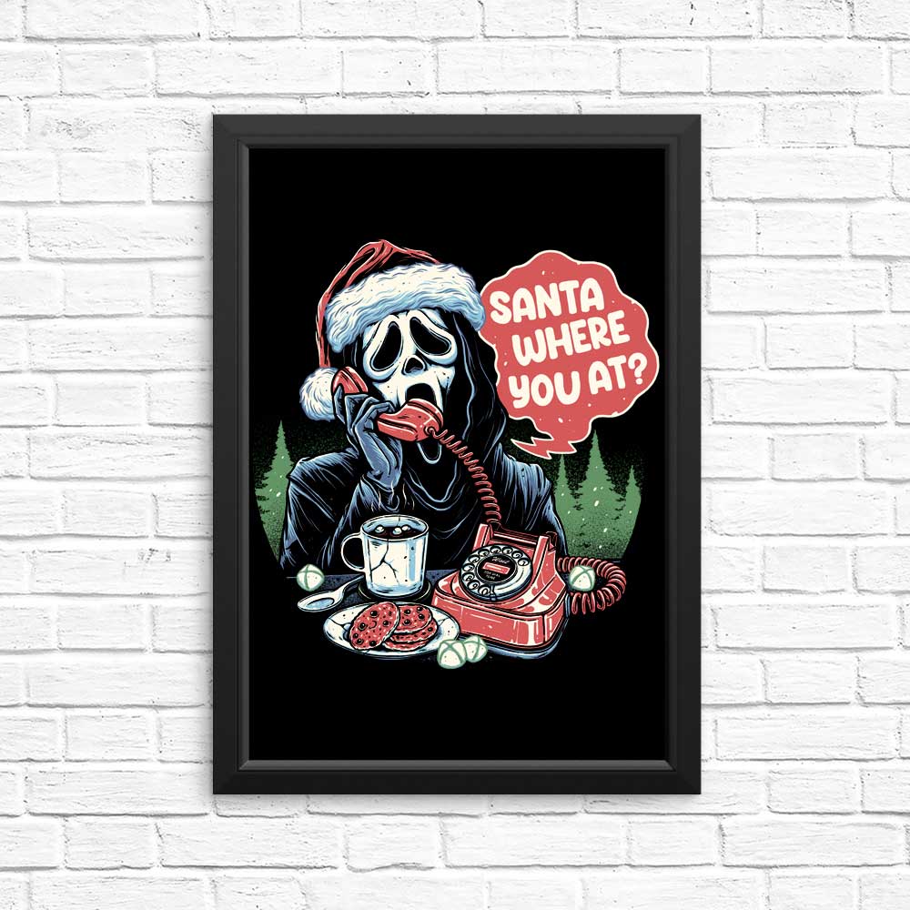 Fun 'Santa Where You At' Posters & Prints by Momma Gorilla