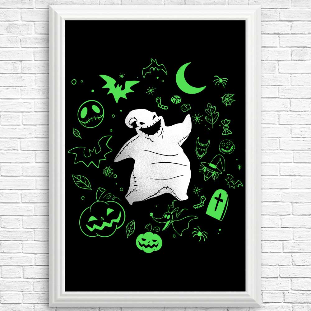 High - Quality Boogie Man Doodle Posters and Prints by Alemaglia
