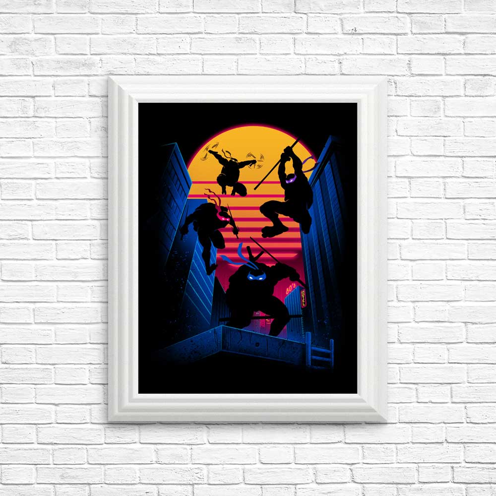 Awesome Rad Turtles Posters and Prints for Your Decor