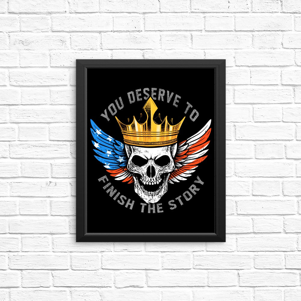 Finish the Story (Alternative Version) - Wall Posters and Prints