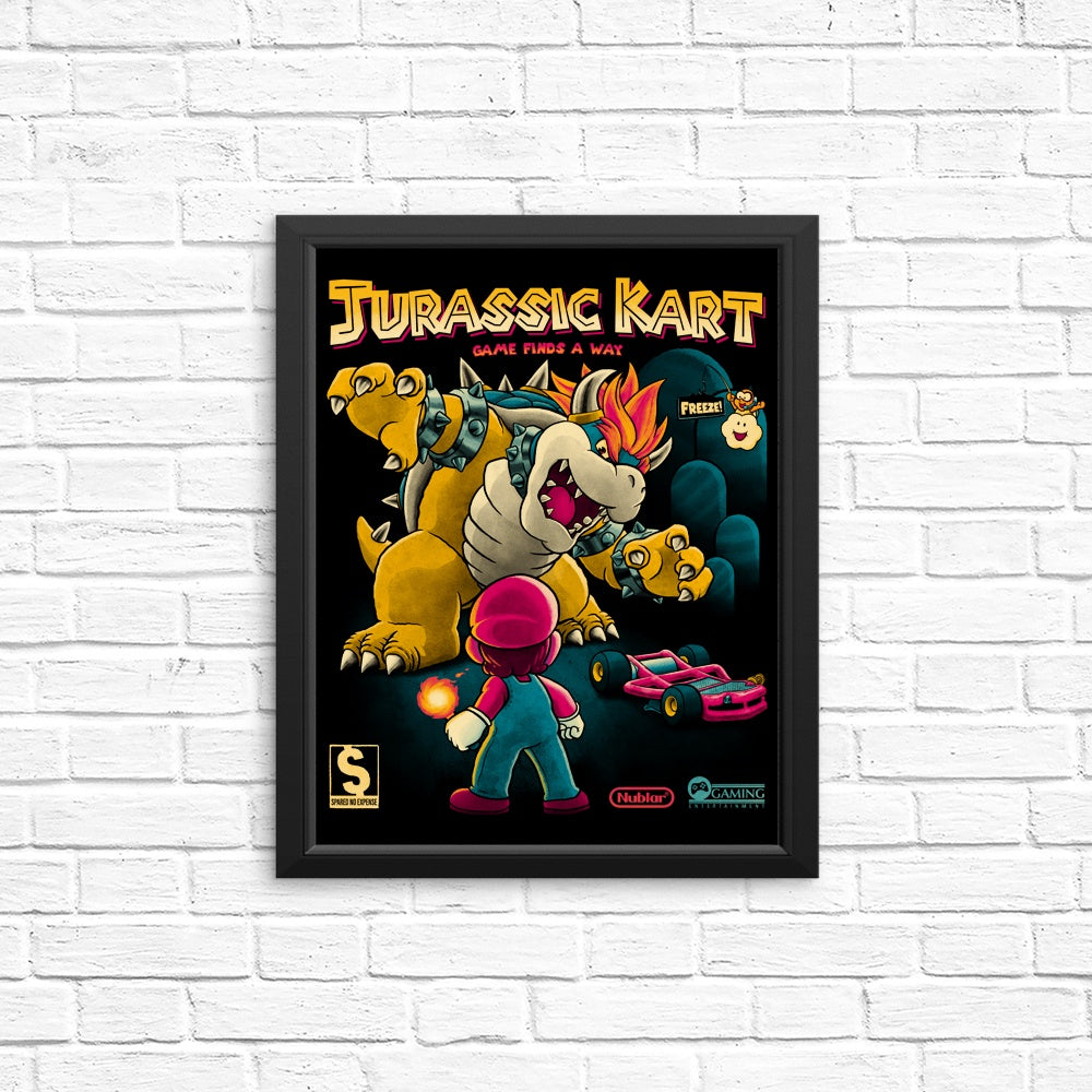 Unique Jurassic Kart Posters and Prints for Your Space