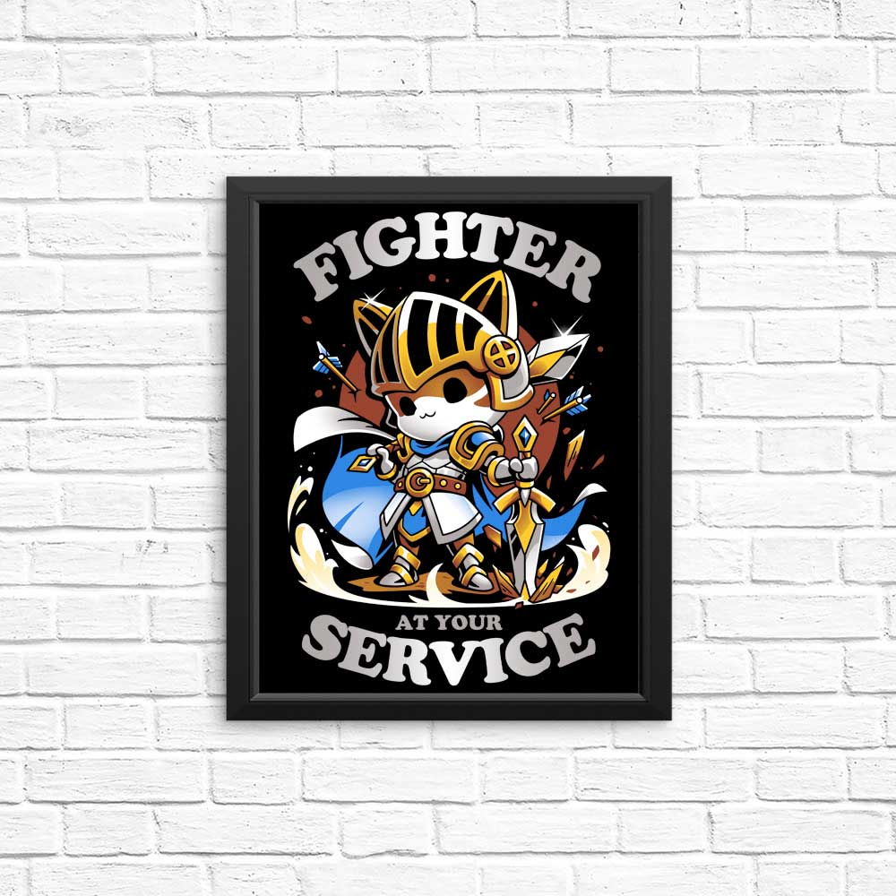 Service - Ready Fighter Posters and Prints by Snouleaf