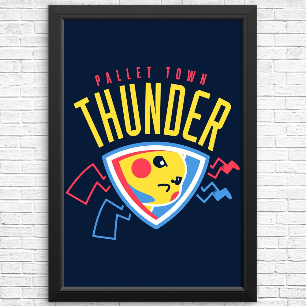 Thunderous Pallet Town - High - quality Posters & Prints