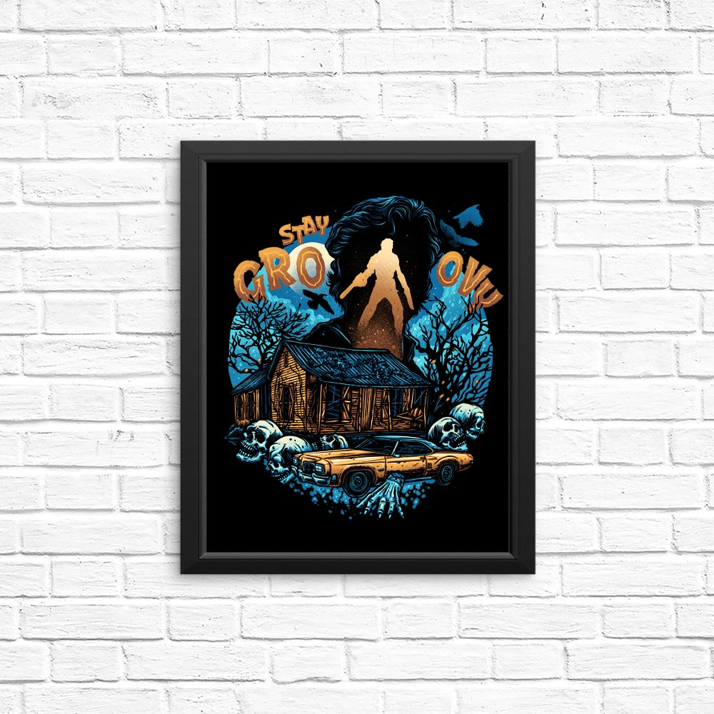 Cool and Trendy Groovy Cabin Wall Posters and Prints