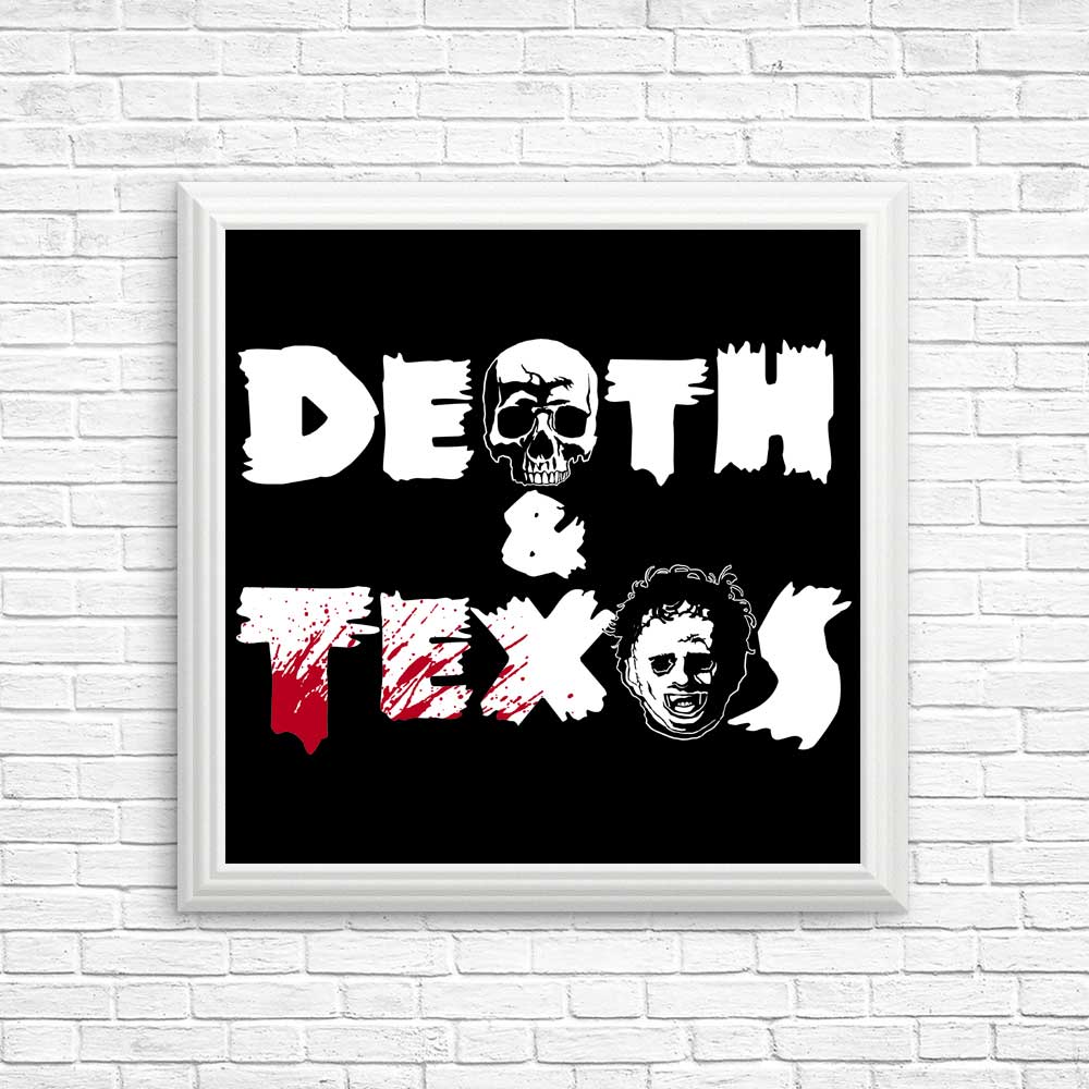 High - Quality 'Death and Texas' Posters & Prints for Your Decor